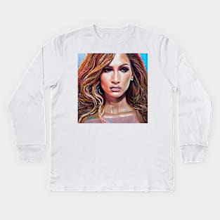 Look at Jennifer Kids Long Sleeve T-Shirt